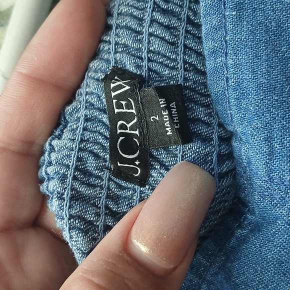 Plated Denim Blue Midi Dress,J.CREW,  Size 2, pre-loved excellent conditions - Picture 9 of 16